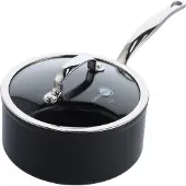 Greenpan Steelpan Barcelona Met Keramische Antikleeflaag met deksel 20 cm
