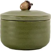 Sagaform Ellen eikelblik met deksel Ø13,5 cm Groen