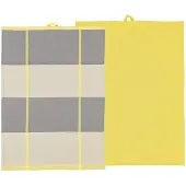 Södahl Blocks Theedoek 50 x 70 cm 2 stuks Yellow