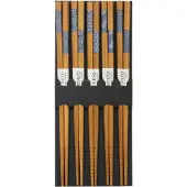Tokyo Design Studio Houten Eetstokjes met figuur - Set van 5 paar