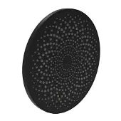 Schutte CAPRI Hoofddouche - Douchekop rond - ø 26 cm - Mat Zwart