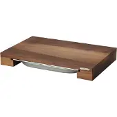 Continenta Snijplank walnoot met 1 bak 27x39 cm