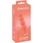 Peachy You2Toys - mini vibrerende kralenstaaf - siliconen - perzik