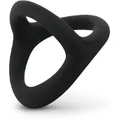 EasyToys Flexibele Multifunctionele Cockring Zwart