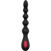 Dream Toys Cheeky Love - oplaadbare anale vibrator met kralen - zwart