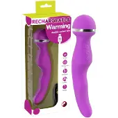 You2Toys - Verwarmende Oplaadbare Massager Vibrator (roze)