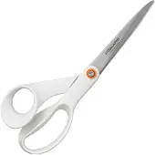 Fiskars Schaar - Rechtshandige Papierschaar - Stofschaar 21 cm - Textielschaar Wit