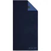 JOOP! Handdoek 'Doubleface' navy