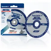 Specialist Diamant-doorslijpschijf voor metaal 125 mm x 1,4mm