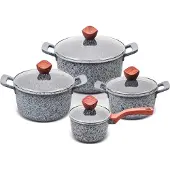 Big Buy Cooking Granite 16/20/24/28 Cm Kookpan Set