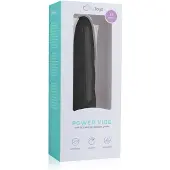 EasyToys Power Vibe - vibrator staaf - getwist - siliconen zwart