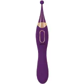 Javida - 2-in-1 oplaadbare clitoris- en vibrator set (paars)