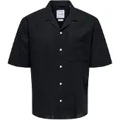 Only & Sons Overhemd 'ONSCaiden' zwart
