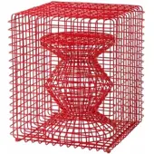 Pols Potten Kruk Zig Zag Wire Coral Red
