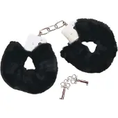 Bad Kitty - Pluche handboeien - zwart