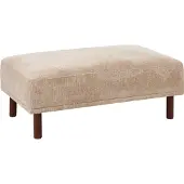 Beliani HOLT - Ottomaan - Beige - Polyester