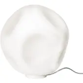 Foscarini Tafellampe , Hoba Grande, Wit, Woonkamer, Glas, Designer