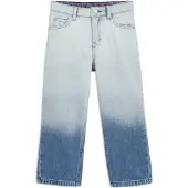 HUGO Relaxed-fit kinderjeans met blauwe wassing in kleurverloop