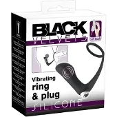 Black Velvets bv Vibrerende ring & stekker 1 St
