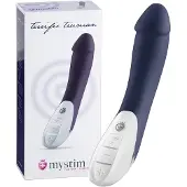 Mystim - vibrator met 2 motoren - blauw