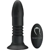 Pretty Love Magic Jinger - stotende anale vibrator (zwart)