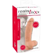 Realistixxx – Natuurlijke Rotatie Vibrator met Zuignap en Oplaadbaar Zeer Gedetailleerd – 21 cm – beigeig