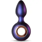 Hueman Deep Space - oplaadbare anaal vibrator - siliconen - paars