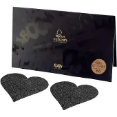 Bijoux indiscrets - Tepelstickers hartvormig - zwart