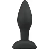 EasyToys - siliconen buttplug - klein - zwart