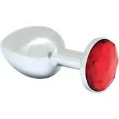 Rimba - Buttplug XS Met Kristal - Rood
