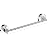 Keuco Handgreep, hoogglans verchroomd, 36 cm lang, belastbaarheid 115 kg, voor badkuip en douche, wandmontage, ook als badgreep, Edition 90