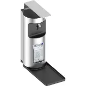 Keuco Plan - Zeep-/desinfectiemiddeldispenser, 500 ml, wandmontage, zilver/zwart 34954170100