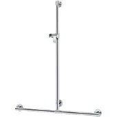 Keuco Plan Care douche leuning m BR-Stg chroomvrij 1100 1263mm