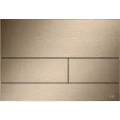 Tece Square 2 Bedieningsplaat RVS - Geborsteld Rood Goud PVD - RVS - Toiletten, Bedieningspanelen - 4027255093942