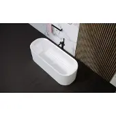 Riho Devotion Back-to-wall Whirlpool Bad 180x80cm - Glans Wit - Sparkle Mood - Acryl - 8714148608081 - Baden - Halfvrijstaande Baden