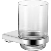Keuco Collection Moll - Tandenborstelbeker met houder, glas/chroom 12750019000
