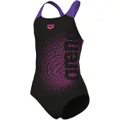 Arena Badpak Girls G Dim Light Swimsuit Swim Pro Back L Black/Violet-6-7 jaar
