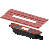 Tece Drainprofile afvoer "normaal" - DN50 - 42 l/min - horizontale afvoer