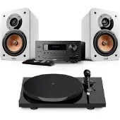 Teufel ULTIMA 20 KOMBO 2 + Pro-Ject E1 BT Stereo Wit