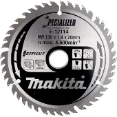 Makita Cirkelzaagblad voor Hout | Efficut | Ø 136mm Asgat 20mm 45T - E-12136