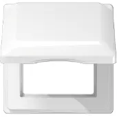 JUNG AS 581 BFKL WW - Wit - Thermoplastisch materiaal - Schroefloos - - 80,5 mm - 80,5 mm