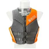 Besto Neopreen zwemvest oranje/antraciet