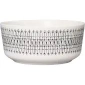 Arabia Emilia kom Ø13 cm Zwart-wit