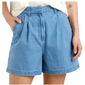 DEDICATED - Women's Shorts Djupvik Denim - Short S, blauw