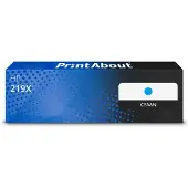 PrintAbout Huismerk HP 219X (W2191X) Toner Cyaan Hoge capaciteit