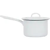 Kockums Jernverk Kockums steelpan met lang handvat 2,3 l Kockums White (wit)