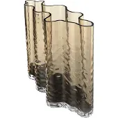 Cooee Design Gry Wide Vaas H19 Cm - Vazen Mondgeblazen Glas Cognac - TH-05-02-CG