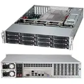 Supermicro CSE-826BAC12-R1K23LPB computerbehuizing Rack Zwart 1200 W