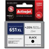 ActiveJet AH-651BRX inktpatroon (vervangt HP 651 C2P10AE; premium kwaliteit; 20 ml; zwart)