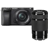 Sony A6400 body zwart + 16-50mm + 55-210mm